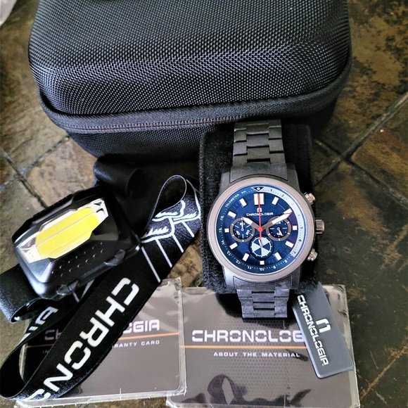 Chronologia Men's 85601-H Chaser Ocean Watch - Picture 7 of 10